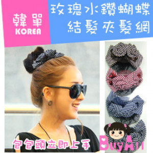 (Red / black / blue / coffee) / children hair accessories / banquet style hair ornaments (1 loaded) [children's hair ornaments]