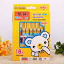 【孩子的启蒙来自父母的用心,严选安全商品】18色安全无毒-可水洗水彩笔-油画棒/蜡笔/美术用品/绘画用具/着色彩色笔