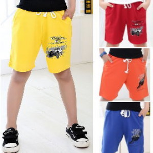 We know that nothing is more important than health, activities are not oppressed elasticity - boys and girls leisure summer shorts / 5 pants ☆ 100-160 [cotton]