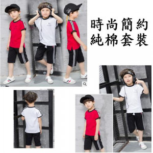 Men and women can wear cotton fashion simple sports and leisure suit [best summer home suit] children summer wear the most practical suit, cotton suit / shorts leisure set / home clothing / cotton suit / pajamas / air conditioning clothing 100-160