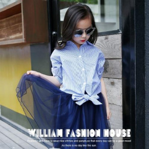 High-quality fashion children's clothing brand series [spring and summer temperament princess installed] combed cool sense of cotton through the absolute praise push 2
