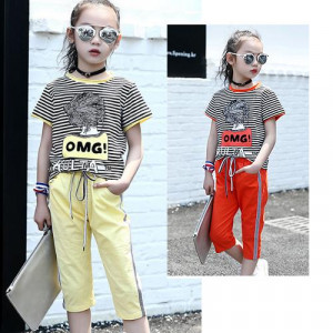 High-quality fashion children's clothing brand series [spring and summer temperament princess installed] combed cool sense of cotton through the absolute praise push 2